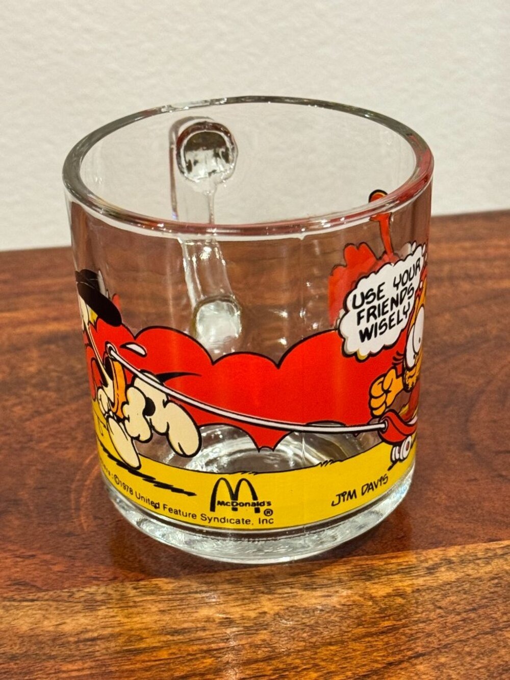 Vintage 1978 McDonald’s Garfield Glass Mugs Set of 4 in Excellent Condition - Picture 7 of 16